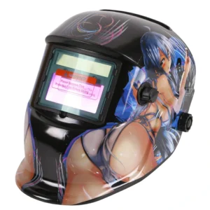 107Manga Variable light electric welding helmet